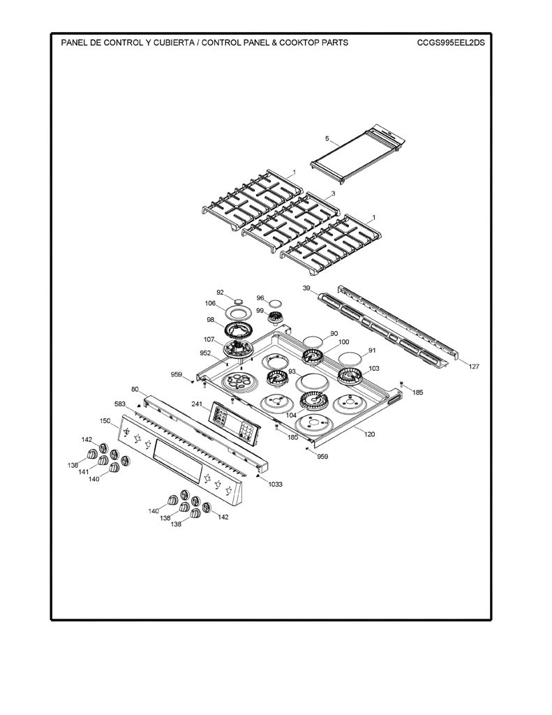 Vidrio Y Panel Puerta Ens. WS01L17344