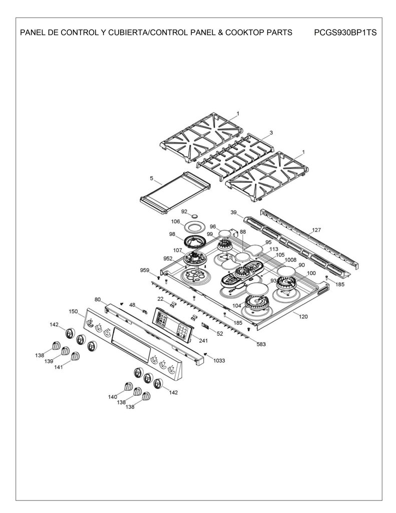 Ens. Control De Horno WS01F10332
