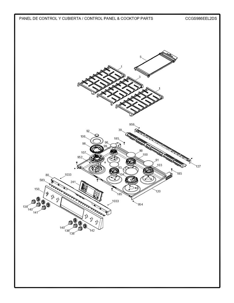 Vidrio Y Panel De Puerta Ens. WS01L17318
