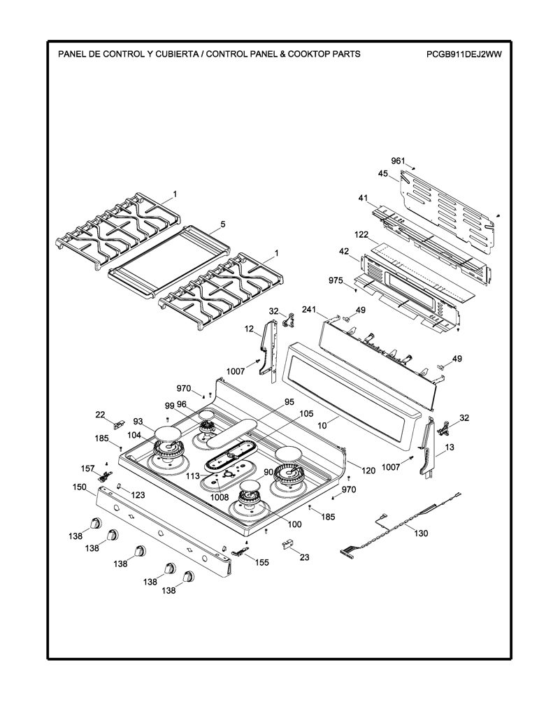Tapa Moldura Ventilación Bl. WS01L14810