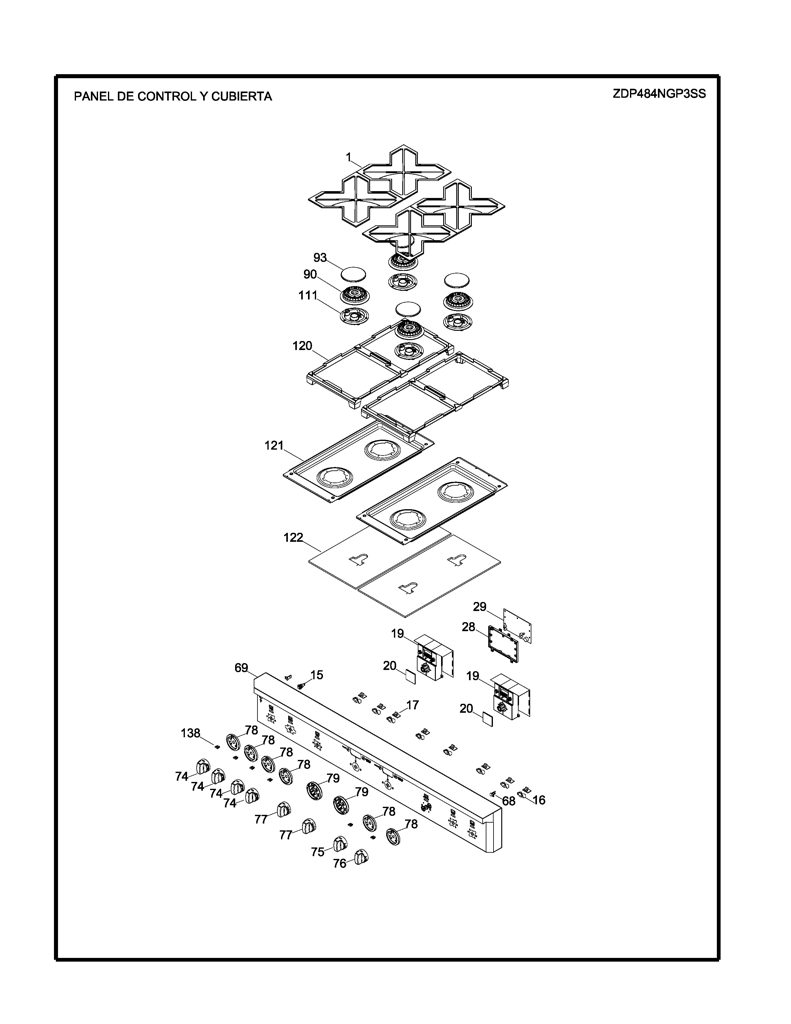 Panel de Control y Ens WS01L05031