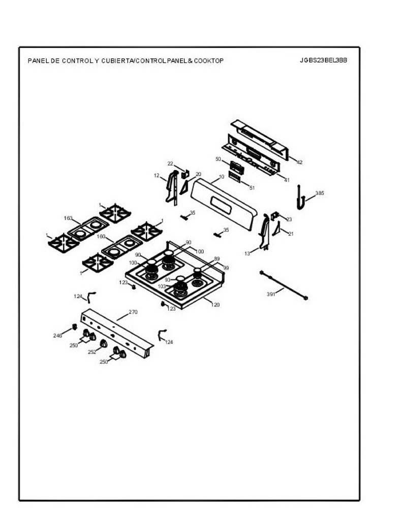 Sello Puerta Horno WS01L07555