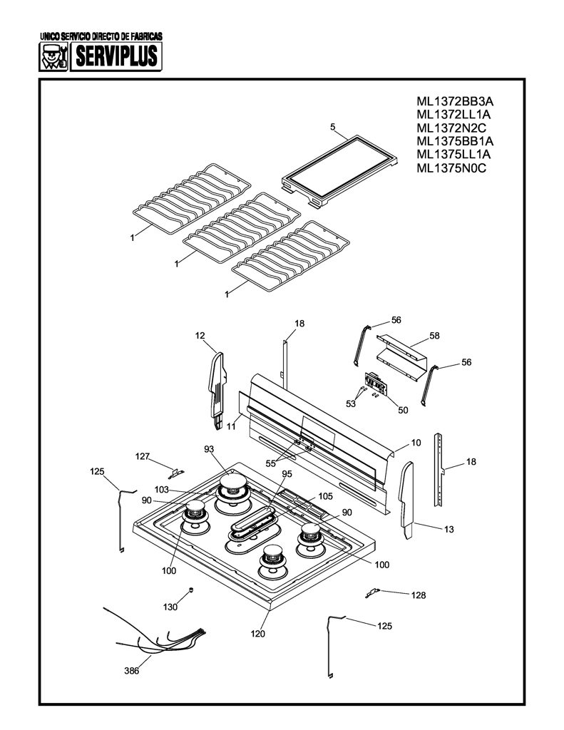 Tapa Asador Py. WS01L07607