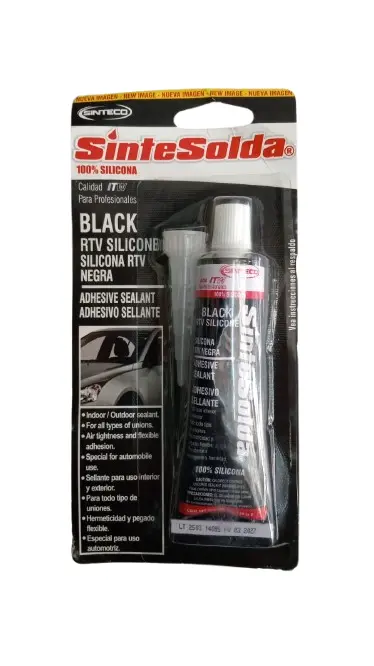Sellador de silicona negro para lavadora 52g CKD90992