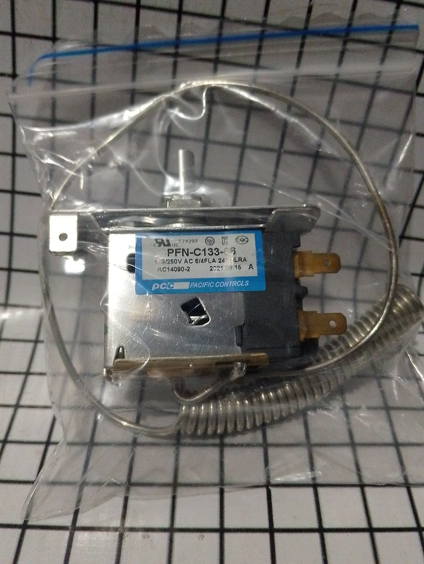 Termostato de Refrigerador PC 14090-2 - Repuesto Original CKD91090