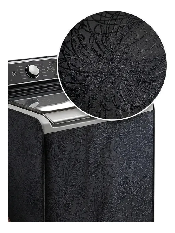Cubierta negra para lavadora Whirlpool Cabrio CKD91697