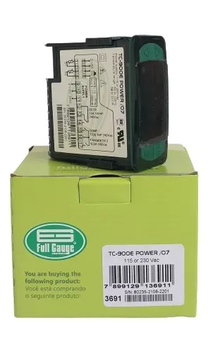 Controlador de Temperatura Full Gauge con 2 Sondas CKD90513
