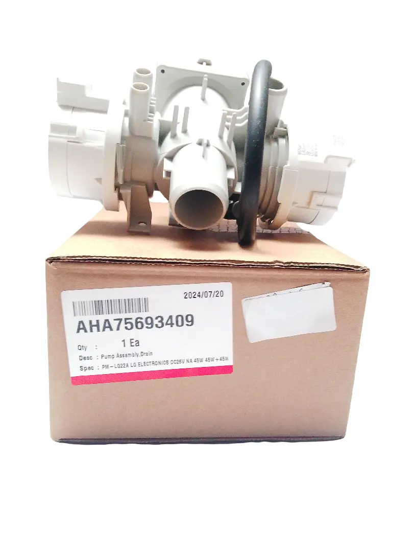 Bomba de desagüe para lavadora de carga frontal LG CKD90843