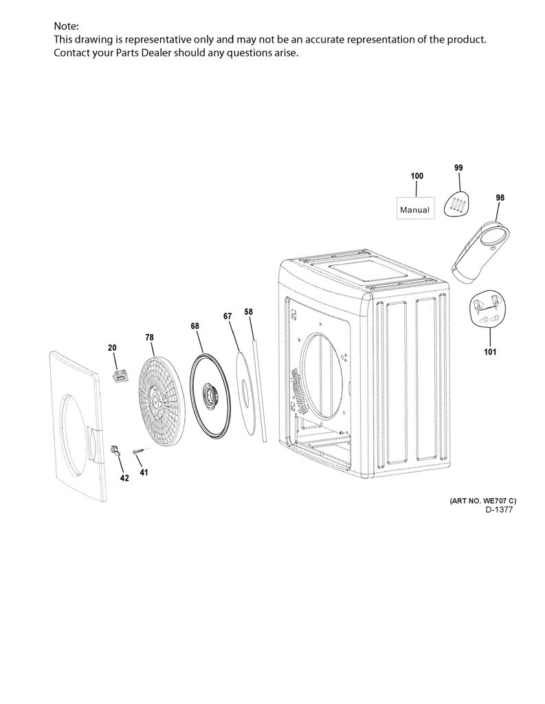 Conector de ventilación de escape WG04F10715