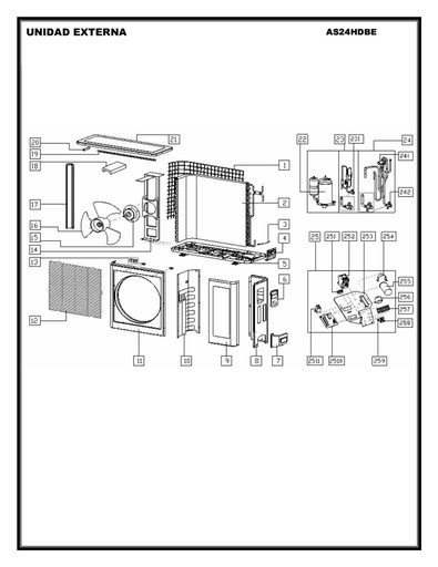 Ensamblaje tablilla WG01L00389