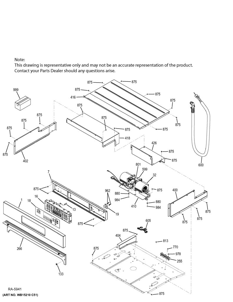 Puerta de vidrio y ribete para estufa GE 191D7917G031 CKD20800 CKD2080