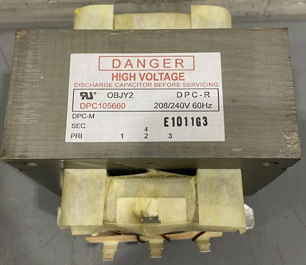 Transformador de horno microndas DPC105660 -OBJY2 