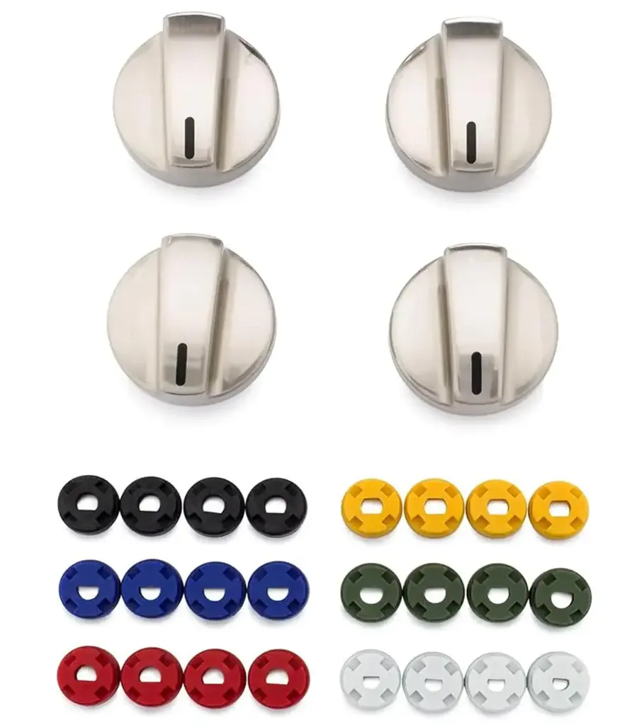 Kit de 4 - Perilla boton Estufa MAbe GE CKDBKIT4S
