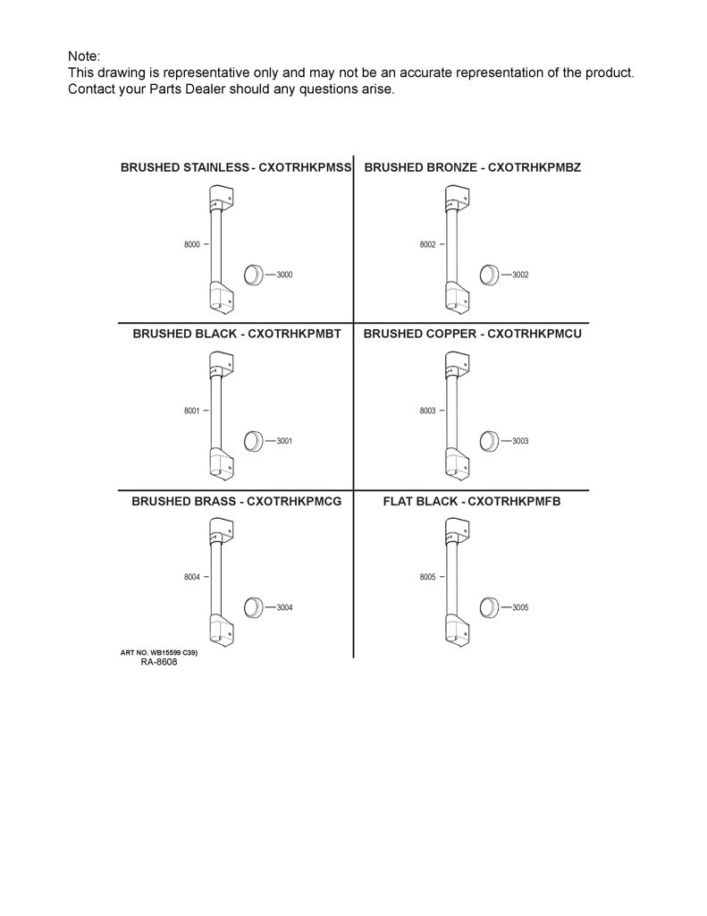 Termostato GE 6930W1A003R - Repuesto genuino CKD21454 CKD2145