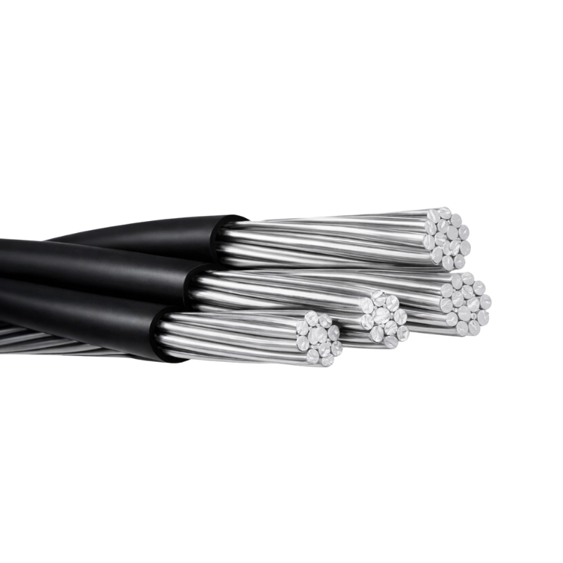 Cable Aluminio Cuadruplex Aislado 3x2 + 1/0 N.A XLPE