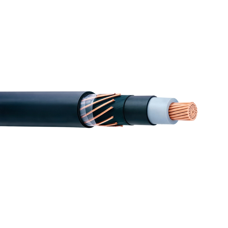 Cable de media tensión de cobre XLPE 2 AWG 15kV 100% PH