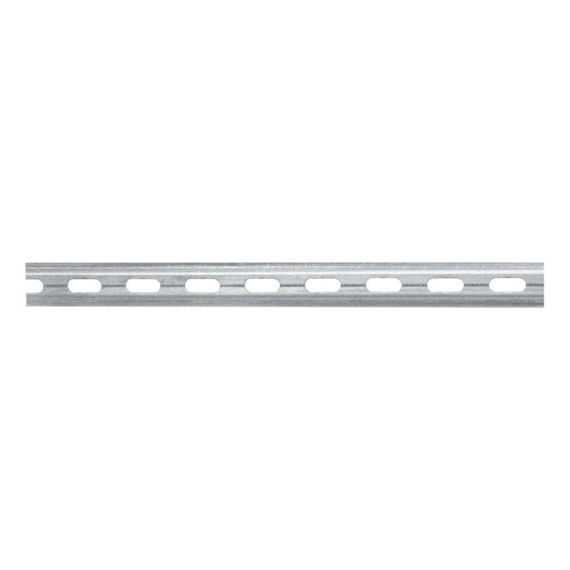 Riel Din Perforado Metal Galvanizado 15x1000mm