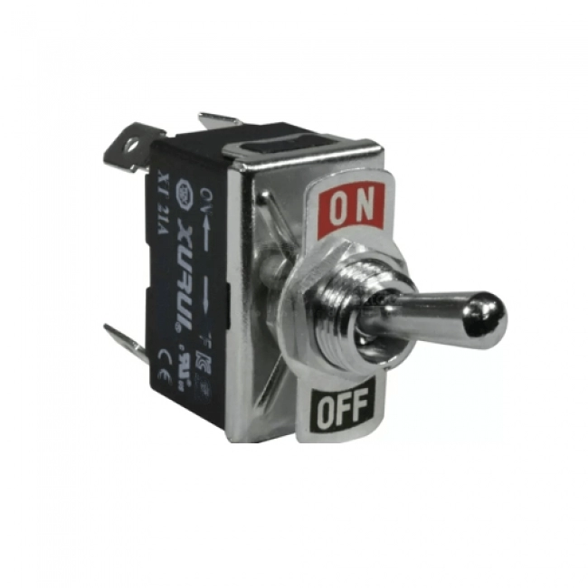 Interruptor de Codillo ON - OFF - ON 2 Polos