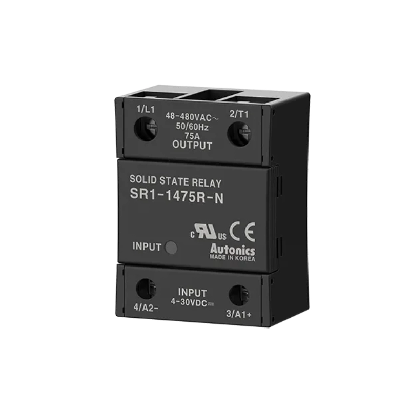 Relé Estado Sólido Ssr 4-30VDC, 75A 48-480VAC con controladores serie TC4 y TCN4 AUTONICS