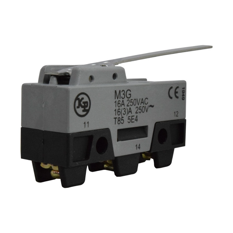 Micro switch pequeño - palanca larga 15A KAP