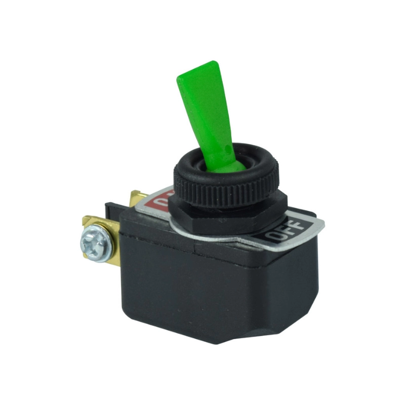 Interruptor De Codillo Plastico 1 Polo - Verde MARGIRIUS