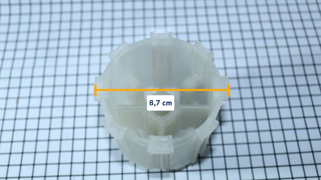 Acoplador agitador para Lavadora Mabe 189D3624P001F CKD22354 CKD2235