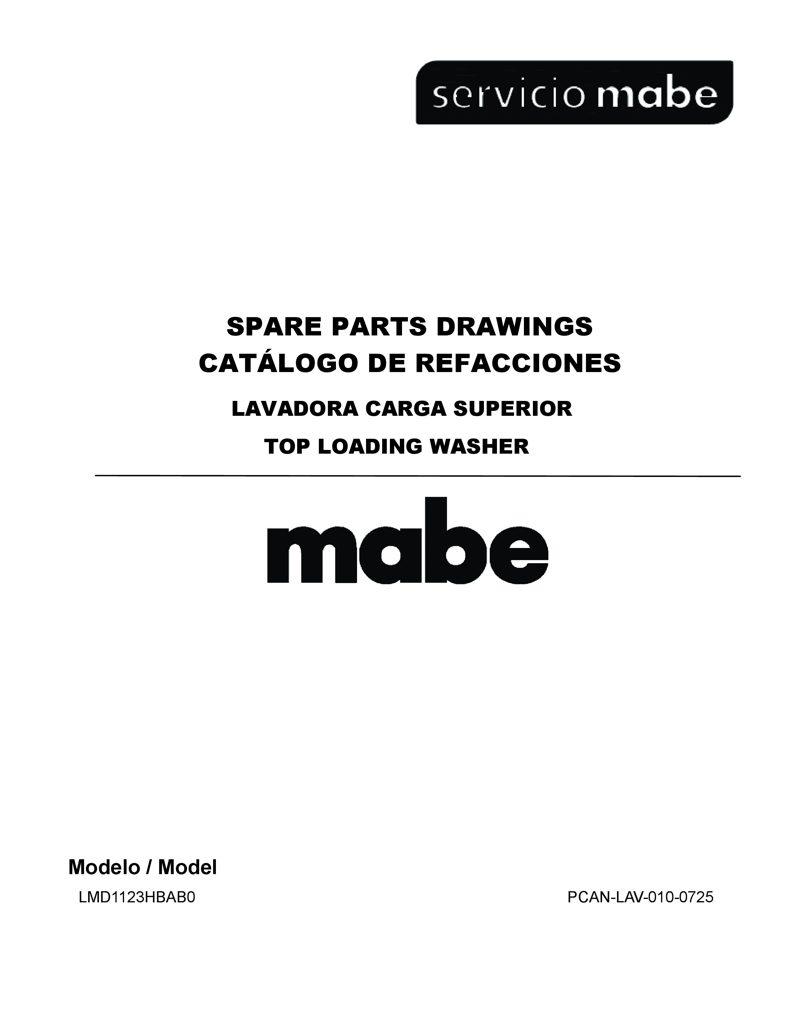 Cable de alimentación para lavadora Mabe 00330802078A CKD22404 CKD2240