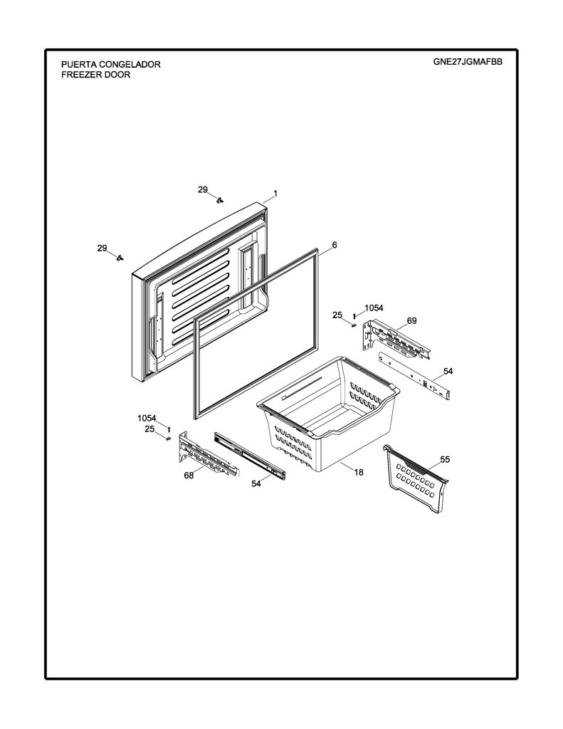 Ens. Puerta Espumada Refr. WR01L12923