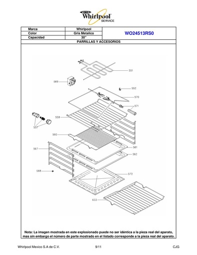 Base de horno 1240000047 CKD1574596