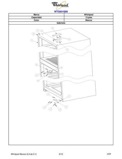 Gabinete 2191595 CKD1575020