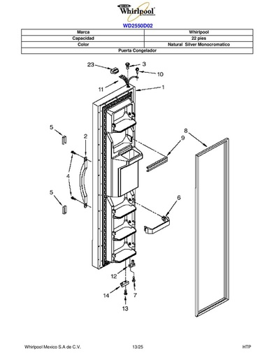 Tornillo y arnés de cables 2209680 CKD1575174