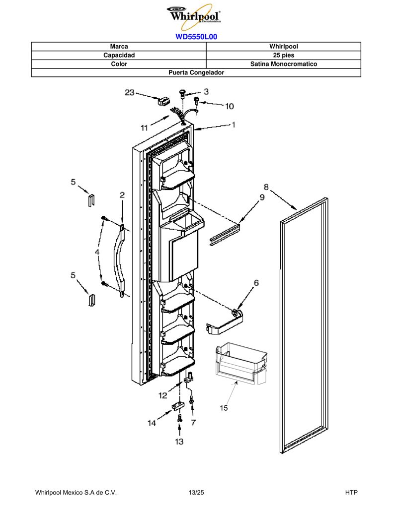 Tornillo y arnés de cables 2209681 CKD1575175