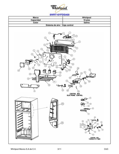 Aspas de motor evaporador 2214986 CKD1575285
