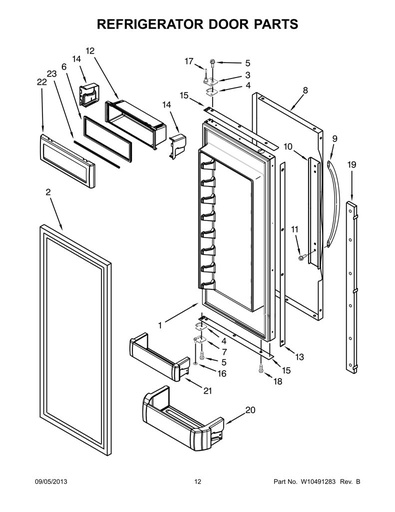 Empaque de puerta 2268265 CKD1575905