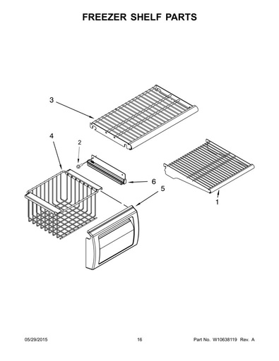 Estante de alambre W10175904 CKD1580410