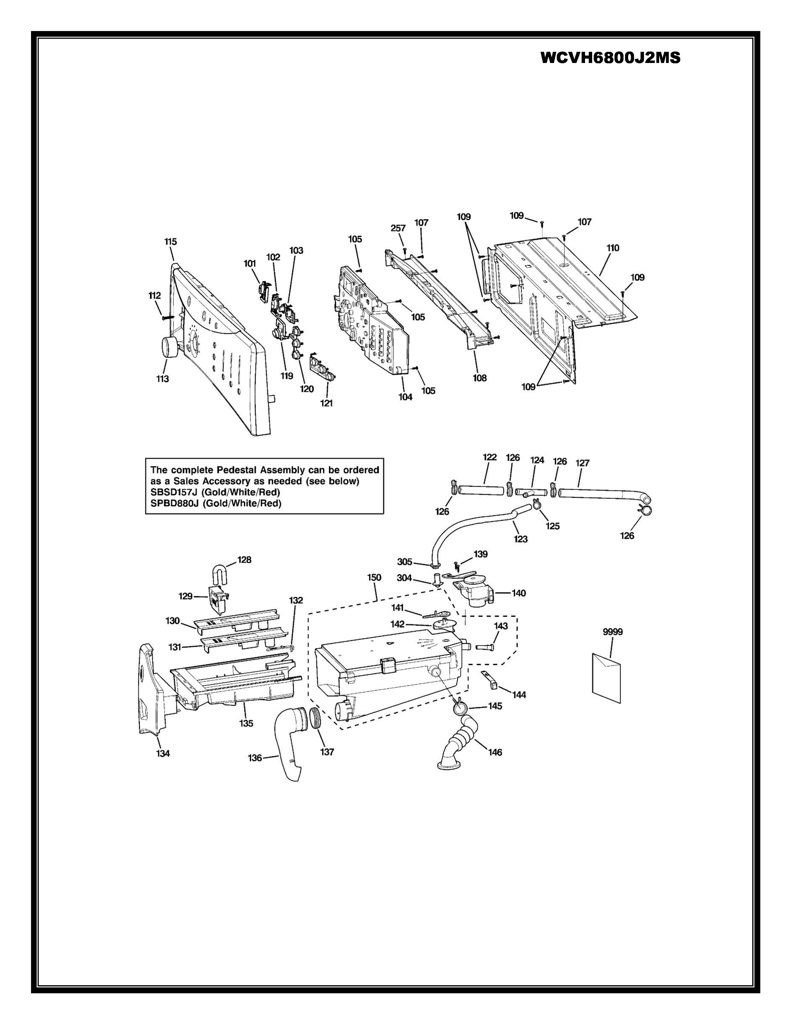 Abrazadera del Dispensador para Lavadora Mabe - WH01X10249 CKD24893 CKD2489