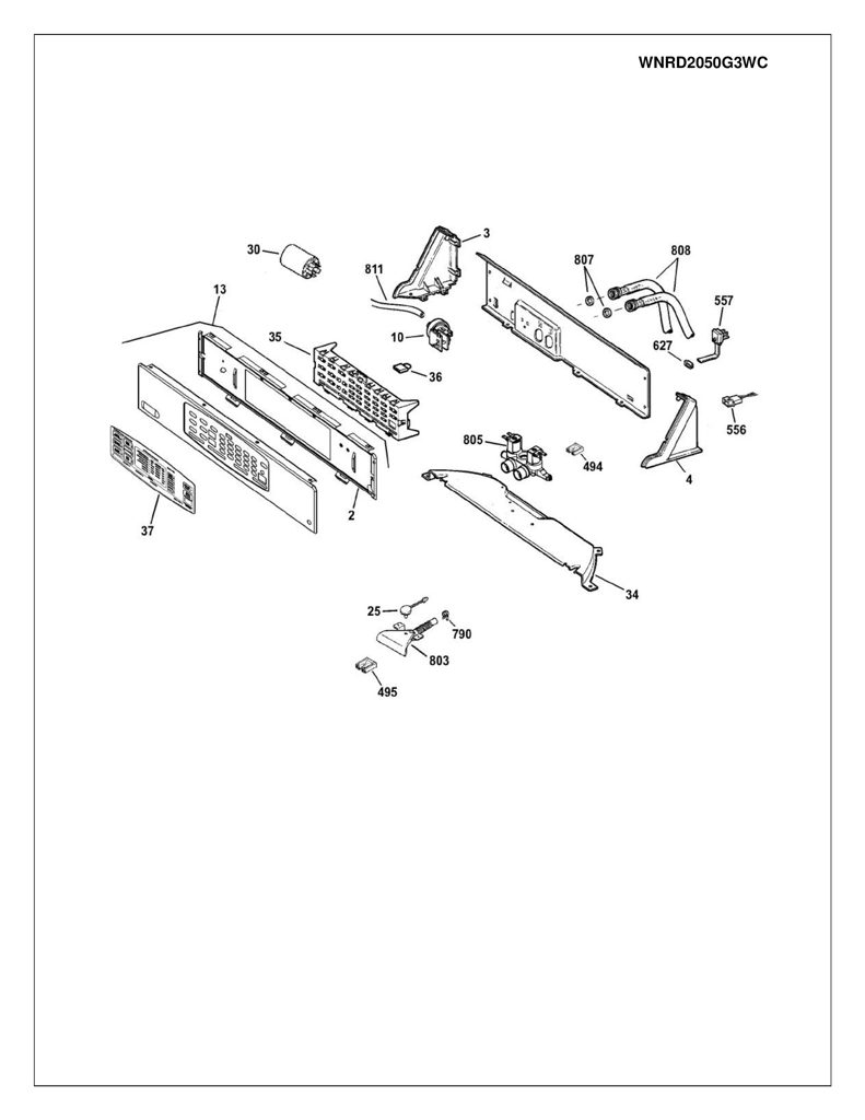 Arnés para lavadora Mabe - WH12X10111 CKD25836 CKD2583