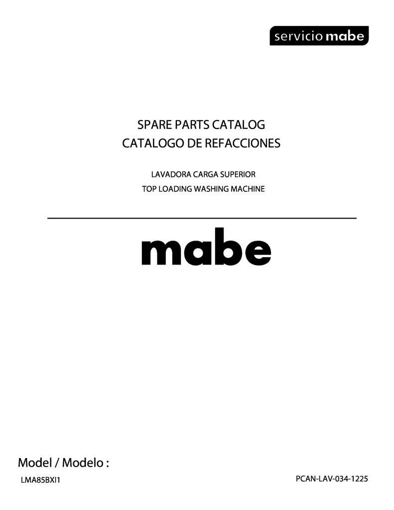 Placa de Acoplamiento para Lavadora Mabe 12238000000265 CKD25919 CKD2591