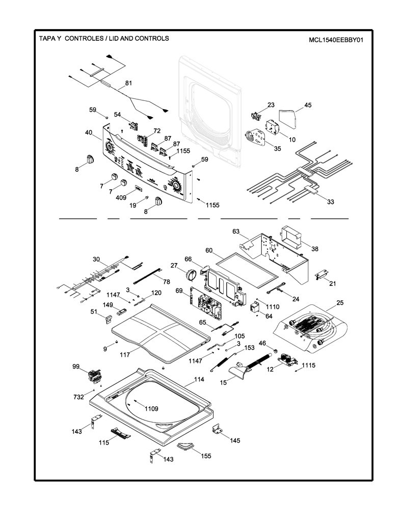 Ensamblaje de polea de aluminio para lavadora Mabe - Reemplazo 189D2645G014 CKD25958 CKD2595