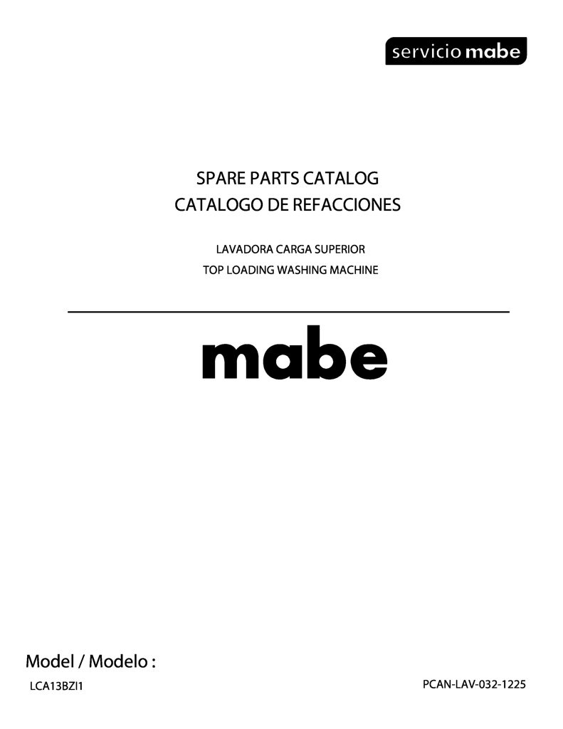 Cubierta de Impulsor para Lavadora Mabe - Reemplazo 12138000006362 CKD26242 CKD2624