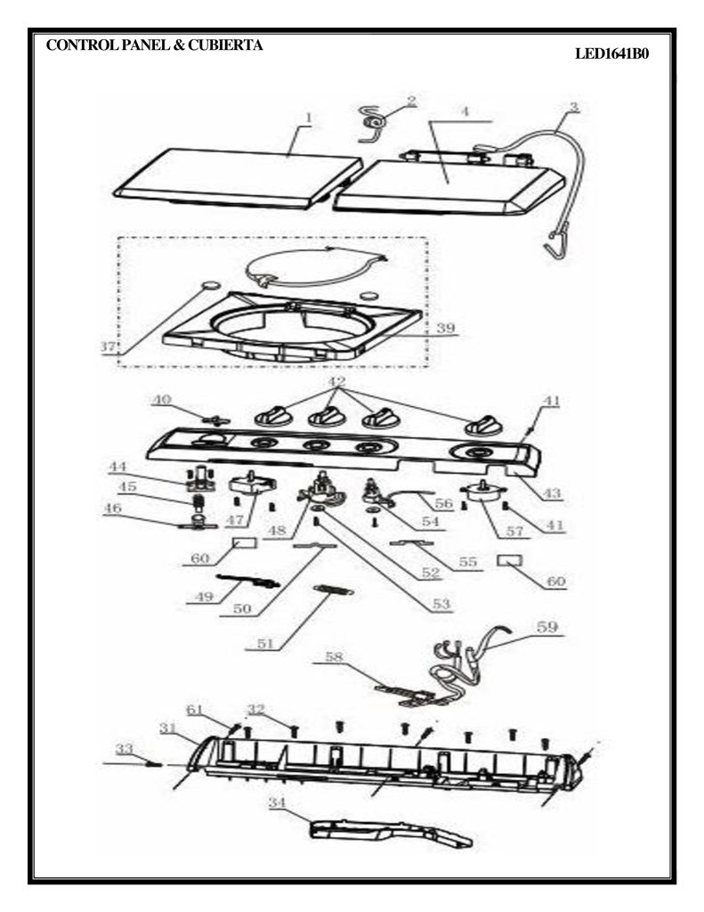 Banda de Bloqueo Mabe - Pieza de Repuesto para Lavadora 330829001 CKD26739 CKD2673