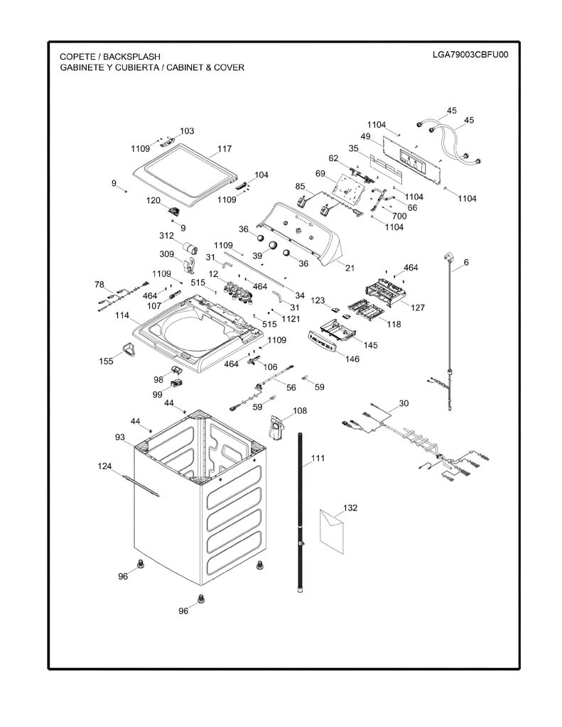 Placa y Software para Lavadora GE - Repuesto Genuino 233D2833G001 CKD26958 CKD2695