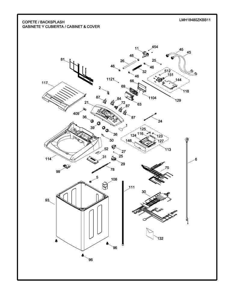 Tarjeta de Control para Lavadora Mabe HR01G07R04 CKD27863 CKD2786
