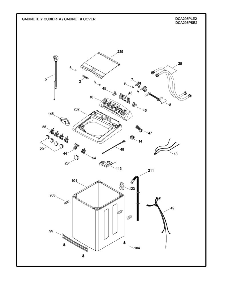 Coping de Transferencia de Calor para Lavadora Mabe 189D4086G003 CKD27864 CKD2786