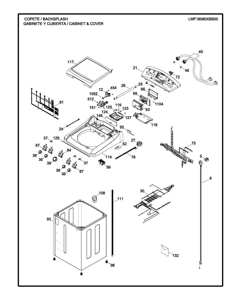 Placa Electrónica para Lavadora Mabe - A09G06R06 CKD28203 CKD2820