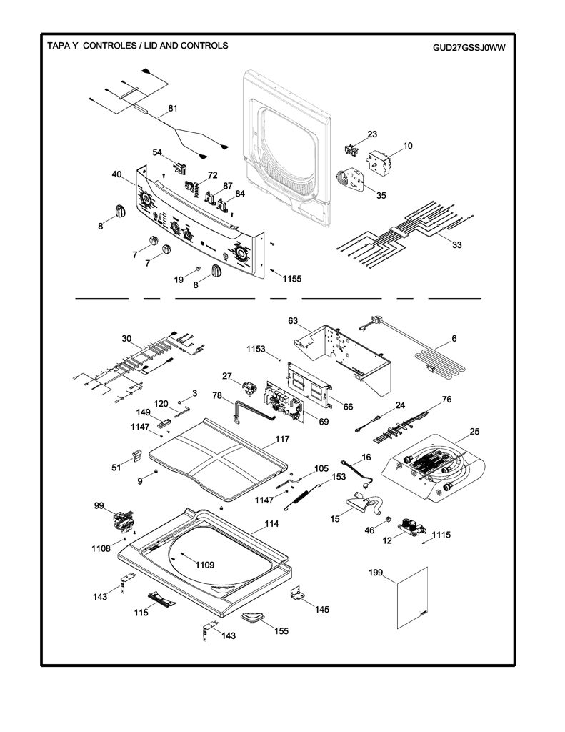 Manual de uso y cuidado para lavadora GE 189D7218P003 CKD29362 CKD2936