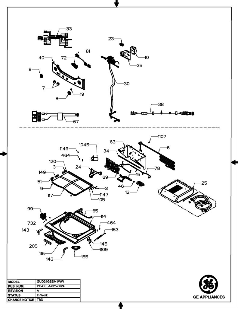 Conducto de transición para lavadora GE 189D7087P002 CKD29757 CKD2975