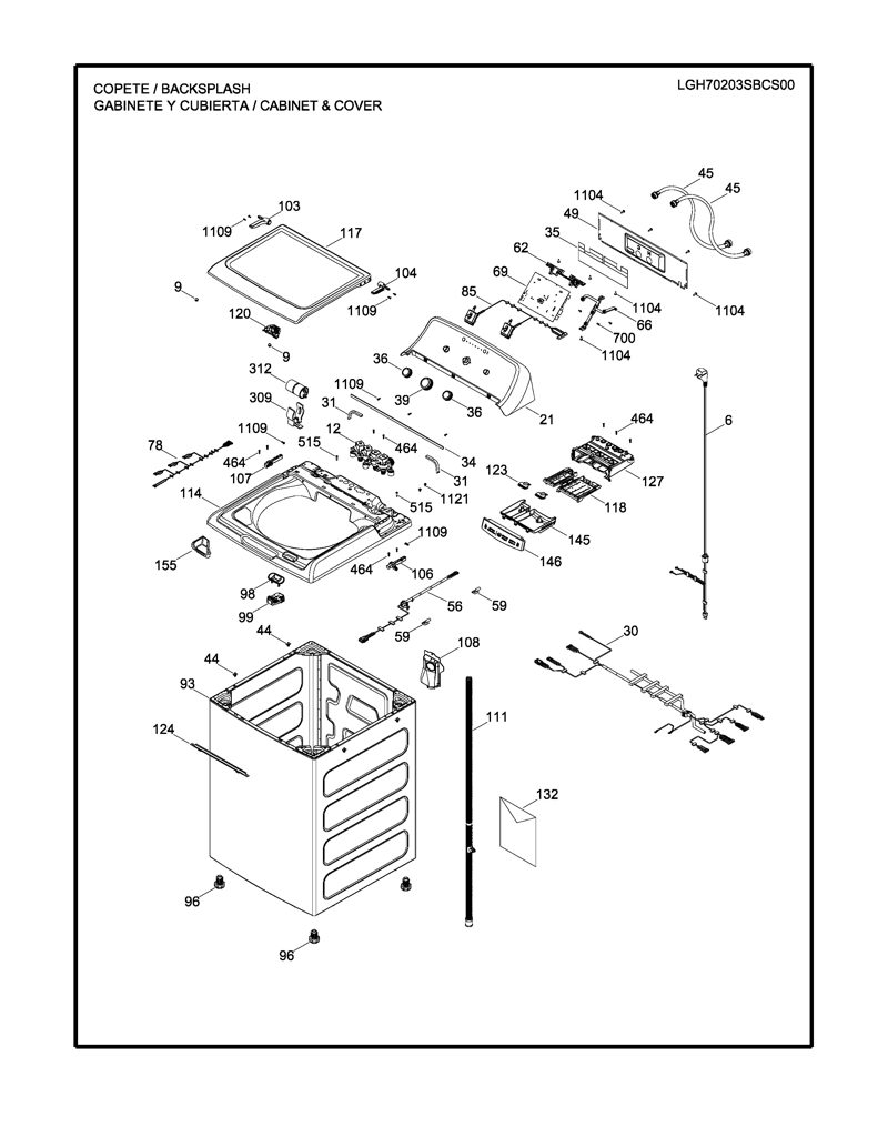 Tarjeta de Control para Lavadora GE EMX1741P009R001 CKD29844 CKD2984