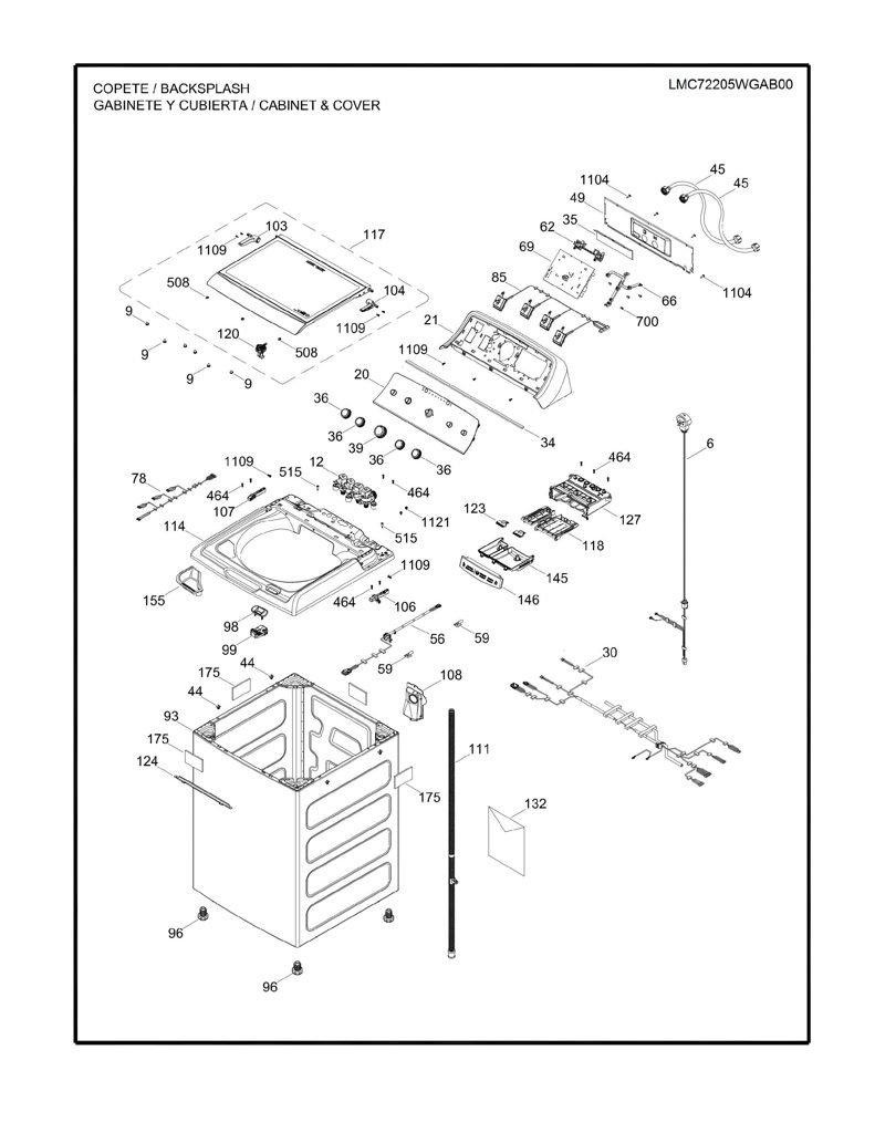Tarjeta de Control para Lavadora Mabe EMX1741P004R000 CKD30031 CKD3003