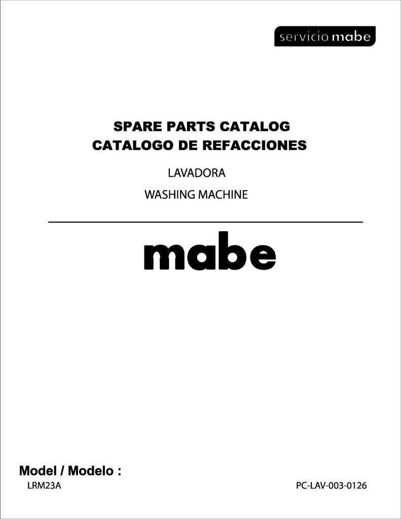 Manguera de drenaje para lavadora Mabe 45-1269-00-5 CKD30173 CKD3017